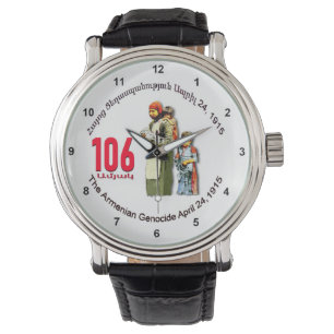 Armeniskt folkmord 106 år armbandsur