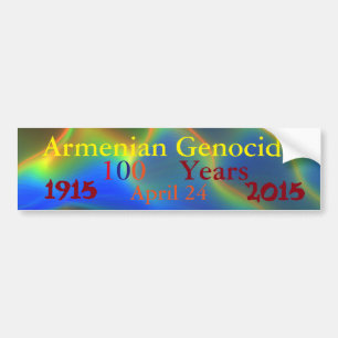 Armeniskt folkmord Bumper Sticker Bildekal