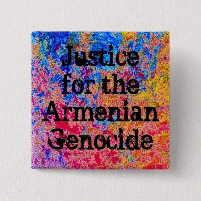 Armeniskt folkmord Pin Knapp (Framsida)
