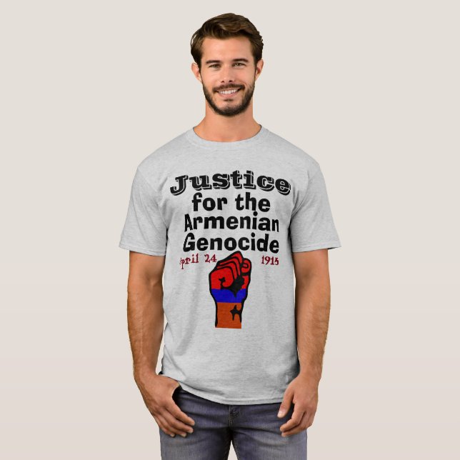 Armeniskt folkmord T-Shirt (Hel framsida)