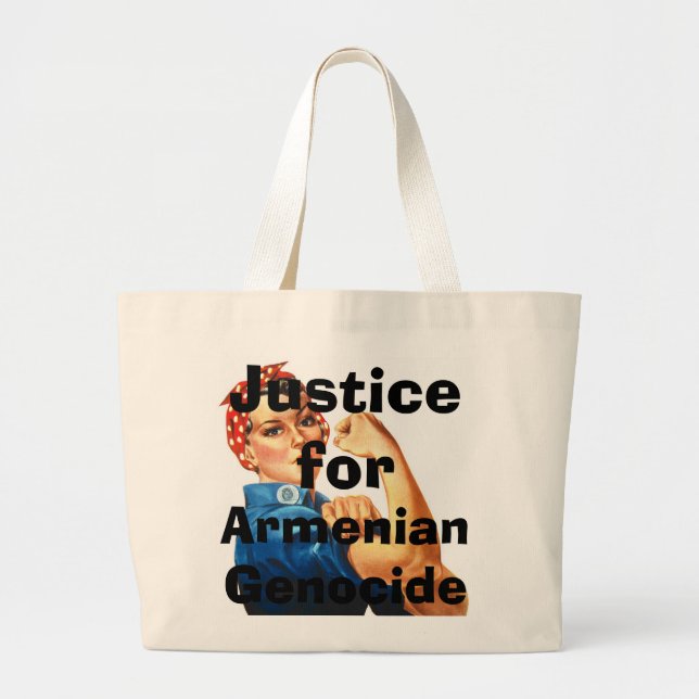 Armeniskt folkmord Tote Bag Jumbo Tygkasse (Framsidan)