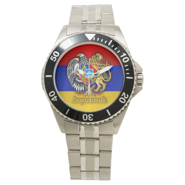 Armeniskt Pride Armbandsur (Framsida)
