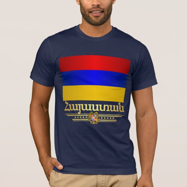 Armeniskt Pride Tee Shirt (Framsida)