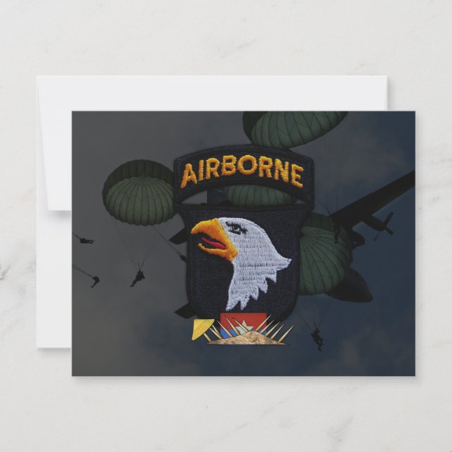 Arméns 101:a luftburna divisionsvapen (Framsida)