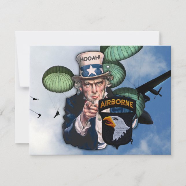 Arméns 101:a luftburna divisionsvapen (Framsida)