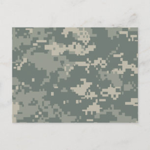 Arméns ACU-kamouflage Vykort