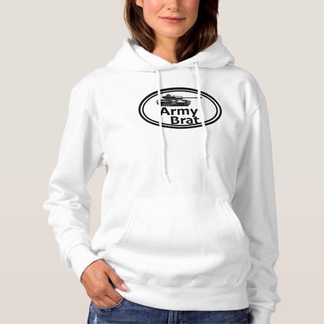 Arméns Brat-novelty med tank illustration T Shirt (Framsida)