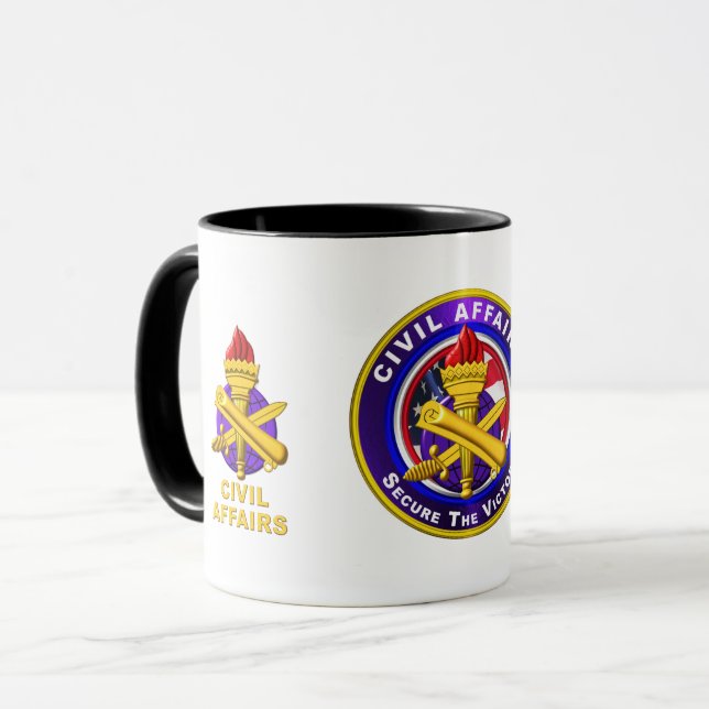  Arméns civilärenden  Mugg (Framsida vänster)