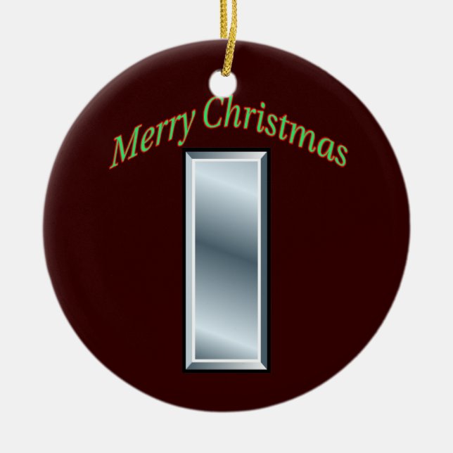 Arméns första löjtnant jul Ornament (Framsidan)