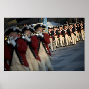 Arméns gamla vaktmästare Fife and Drum Corps Poster