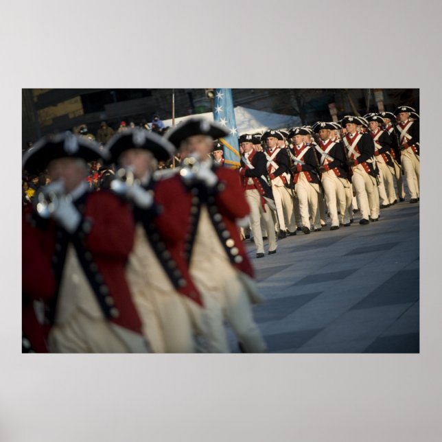 Arméns gamla vaktmästare Fife and Drum Corps Poster (Framsidan)