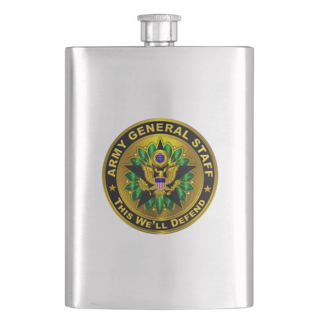 Arméns generalstabsmärke  fickplunta (Framsidan)