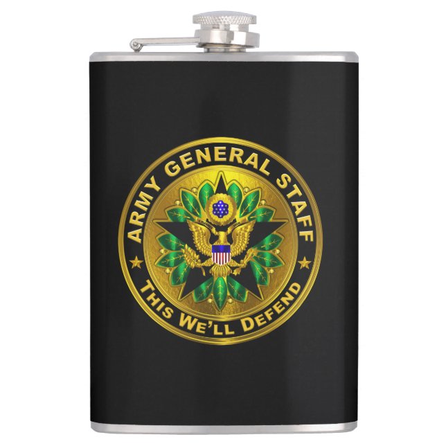 Arméns generalstabsmärke  fickplunta (Framsidan)