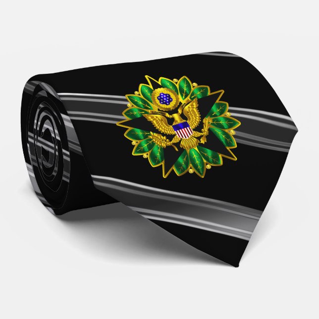 Arméns generalstabsmärke slips (Rullad)