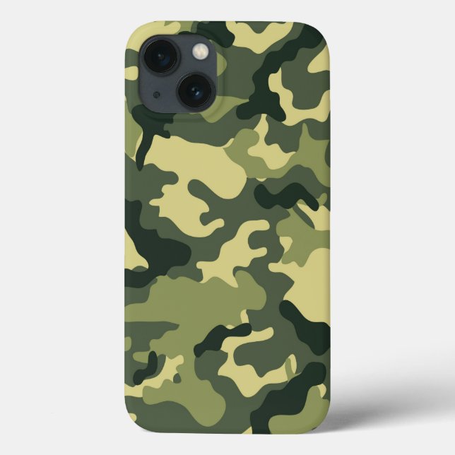 Arméns Grönt Camouflage Mönster (Baksida)