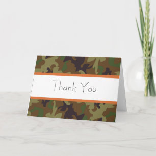 Arméns Grönt Camouflage - tackkort