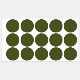 Arméns grönt (solid färg) klistermärke