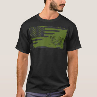 Arméns IT Corps American Flagga  T Shirt