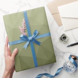 Arméns ljust grönt gradient, geometriskt rutnät mö presentpapper