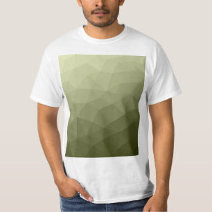 Arméns ljust grönt gradient, geometriskt rutnät mö t shirt