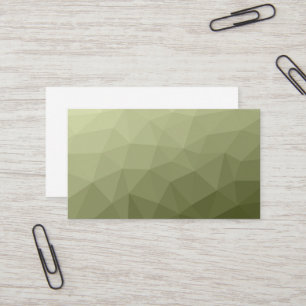 Arméns ljust grönt gradient, geometriskt rutnät mö visitkort
