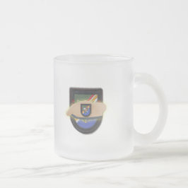 Arméns luftburna skogsväktare 75:e-vets son iraq M Frostad Glasmugg