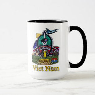 Arméns luftburna skogsvaktare veterans vietnam vet mugg