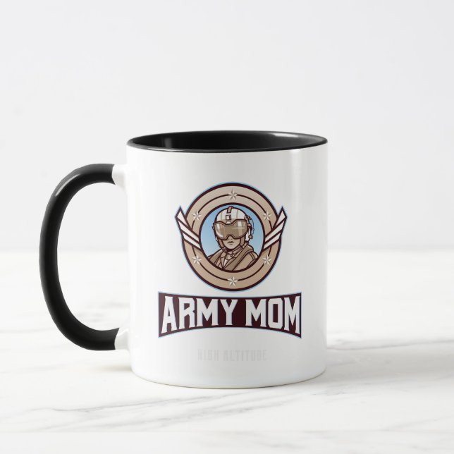 Arméns Mamma-kaffe Mugg - Militärt Pride på hög hö (Vänster)