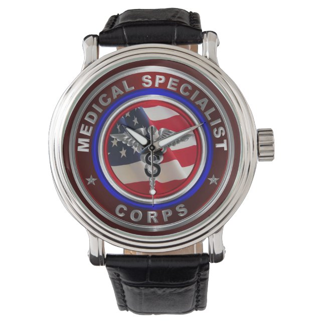 Arméns medicinska specialistkår armbandsur (Framsida)