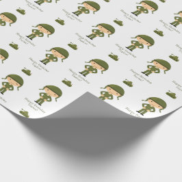 Arméns Pappra utrangering - Soldier Gift Wrap Presentpapper