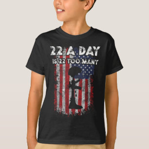 Arméns självmordsmedvetande 22 om dagen är 22 för t shirt