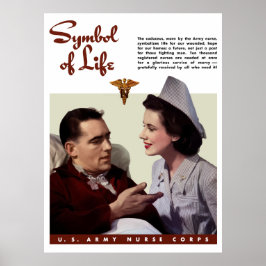Arméns sjukkår - WW2 Poster