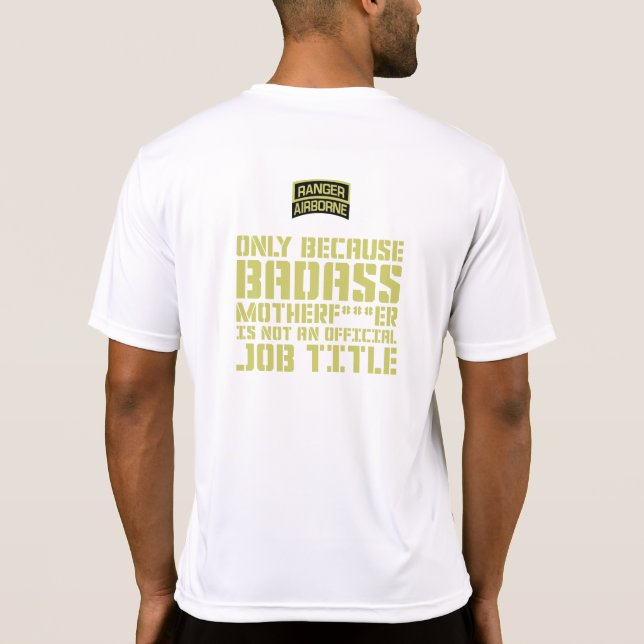 Arméns Skogsvaktare Airborne "Messing with the Bes T-shirt (Baksida)