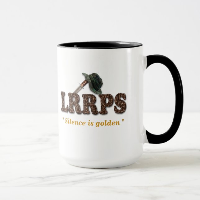 Arméns skogsväktare LRPS LRRP-veterinärveterinärer Mugg (Höger)