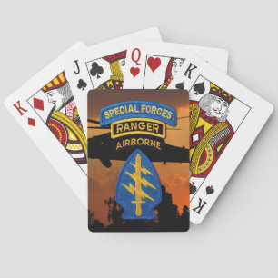 Arméns speciella styrkor har veteranpokerkort kortlek