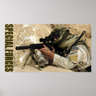 Arméns Speciella styrkor Poster