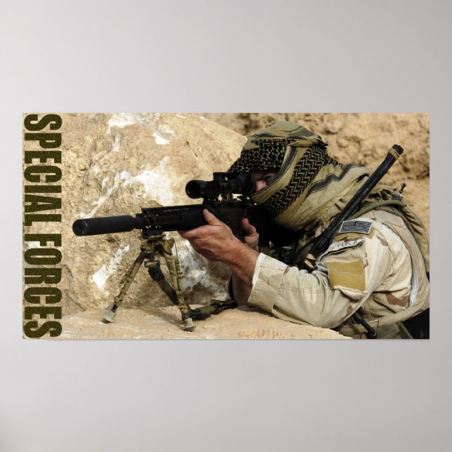 Arméns Speciella styrkor Poster (Framsidan)