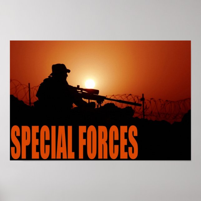 Arméns Speciella styrkor Poster (Framsidan)