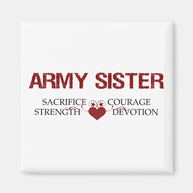 Arméns systeroffer, styrka, mod magnet (Framsidan)