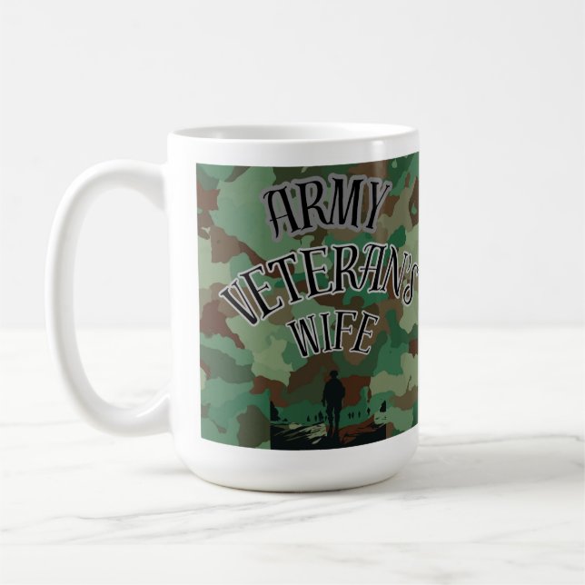 Arméns veteranhustru kaffemugg (Vänster)