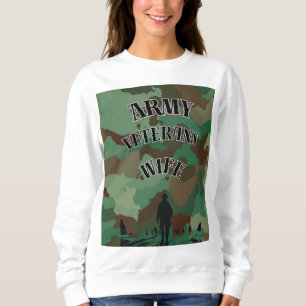 Arméns veteranhustru t shirt