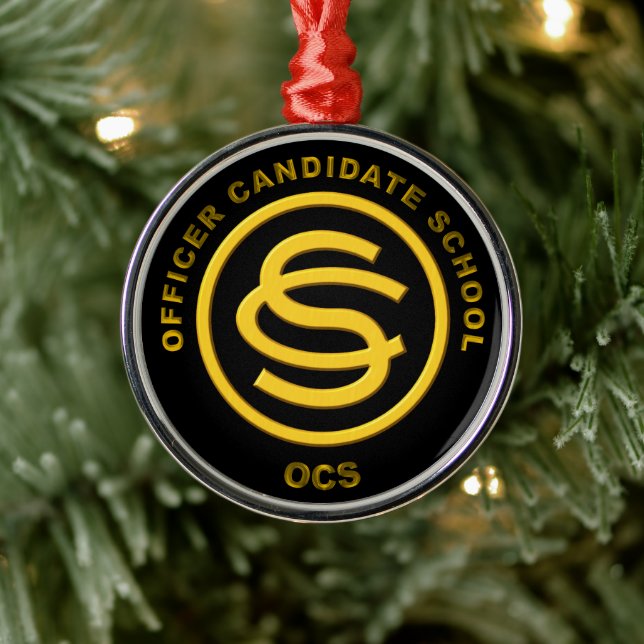 Arméofficer Kandidatjul Julgransprydnad Metall (Träd)