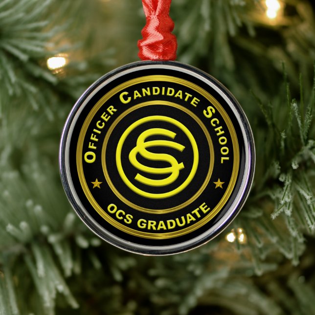 Arméofficer Kandidatjul Julgransprydnad Metall (Träd)