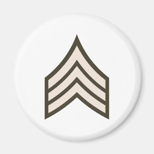 Armésergeant rank magnet