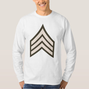 Armésergeant rank t shirt