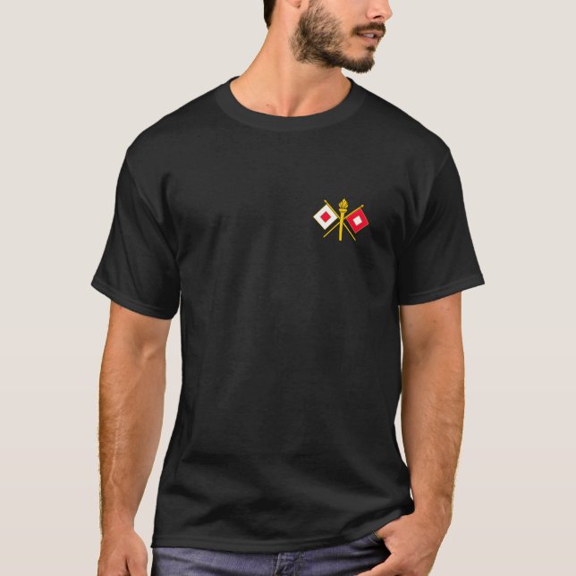 Armésignalkår Gren USASC US USA T Shirt (Framsida)