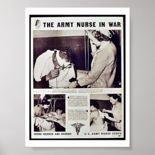 Armésjuksköterskan i krig poster