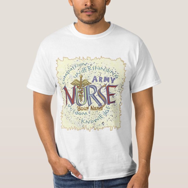 Armésjuksköterskemotto T Shirt (Framsida)