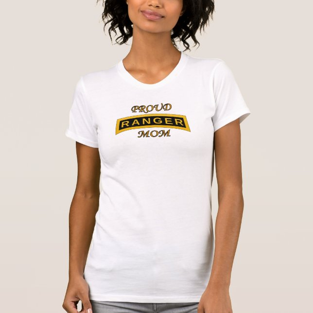 ArméSkogsvaktare School Tab Proud Mamma T-Shirt (Framsida)