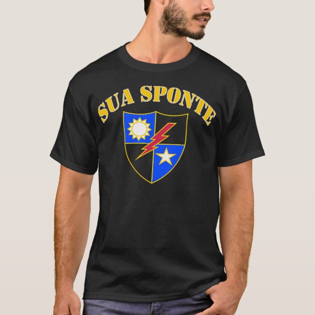 ArméSkogsvaktare Sua Sponte 75:e Skogsvaktare Regi T Shirt (Framsida)